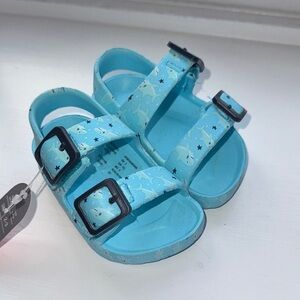 Kids Blue Star Sandals